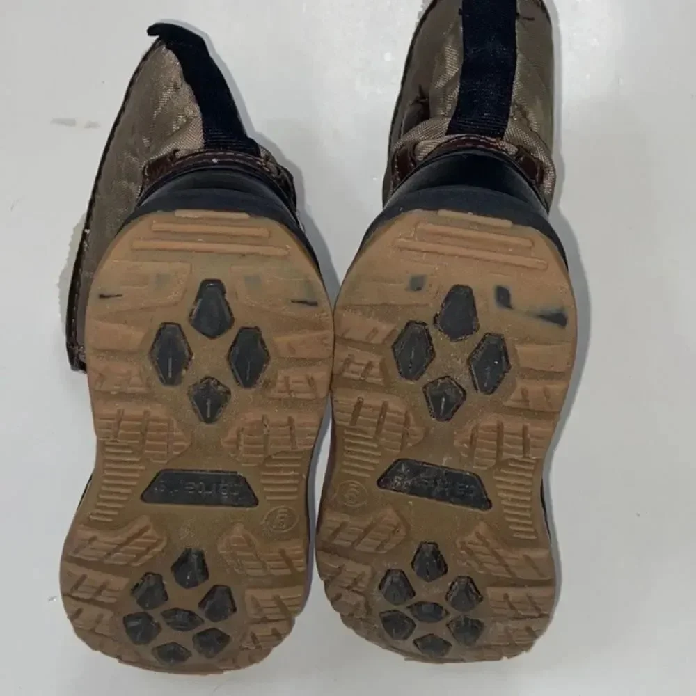 Carter's Kids' Black and Brown Winter Boots